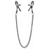 Blaze Deluxe - Metal Nipple Clamp with Chain (Black)