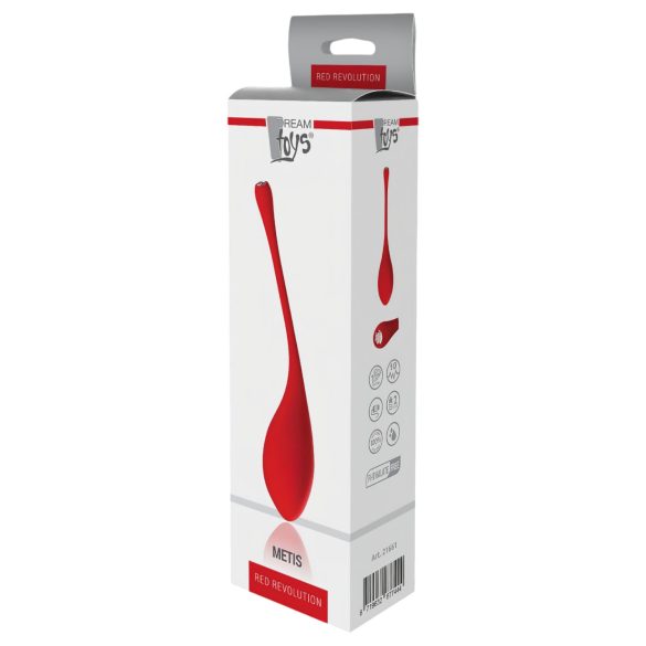 Red Revolution Metis - Cordless, Waterproof Vibrating Egg (Red)