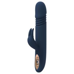   Goddess Zephyros - Waterproof Thrusting Vibrator with Clitoral Arm (Blue)