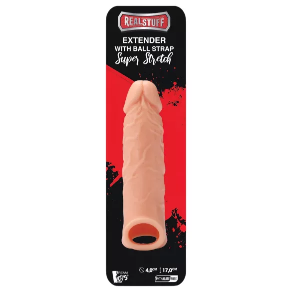 RealStuff Extender 6.5 - penis sleeve (natural, 17 cm)