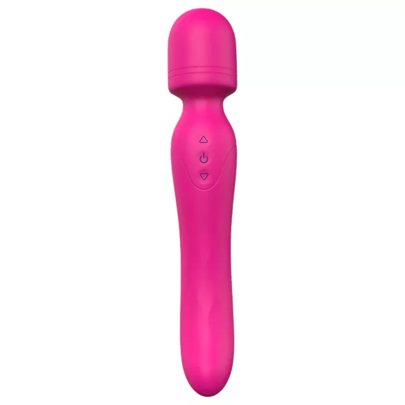 Vibes of Love Wand - rechargeable, warming, massaging vibrator (pink)