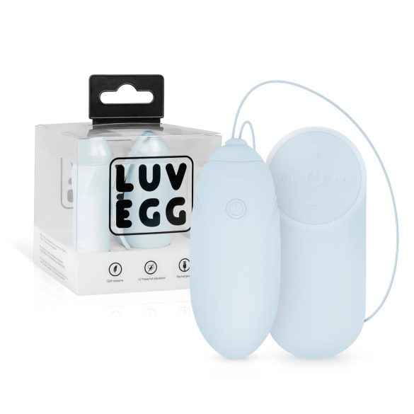LUV EGG - Rechargeable, Wireless Vibrating Egg (Blue)