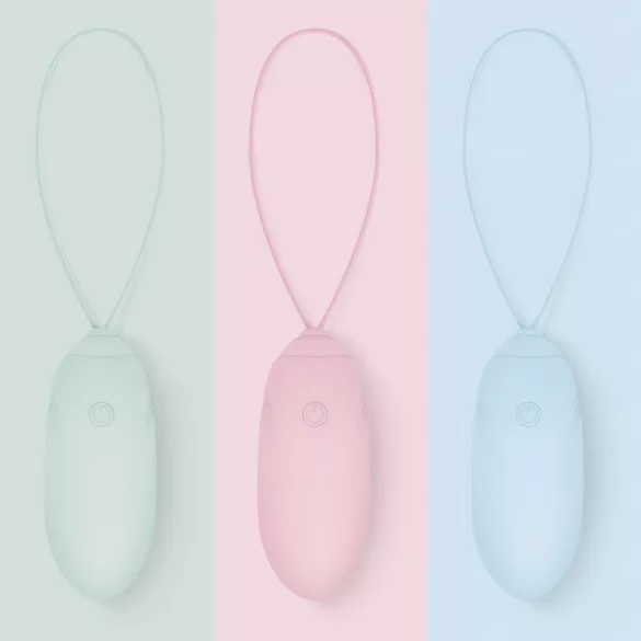 LUV EGG - wearable rechargeable wireless vibrating egg (blue)
