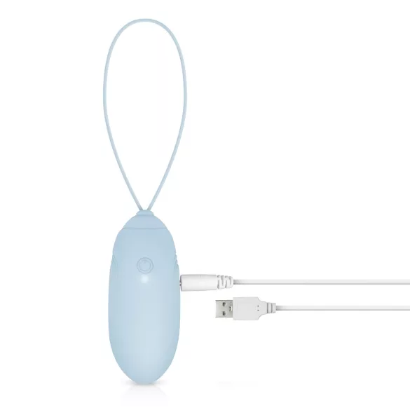 LUV EGG - wearable rechargeable wireless vibrating egg (blue)