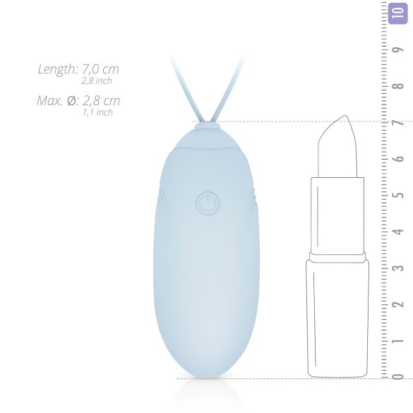 LUV EGG - Rechargeable, Wireless Vibrating Egg (Blue)