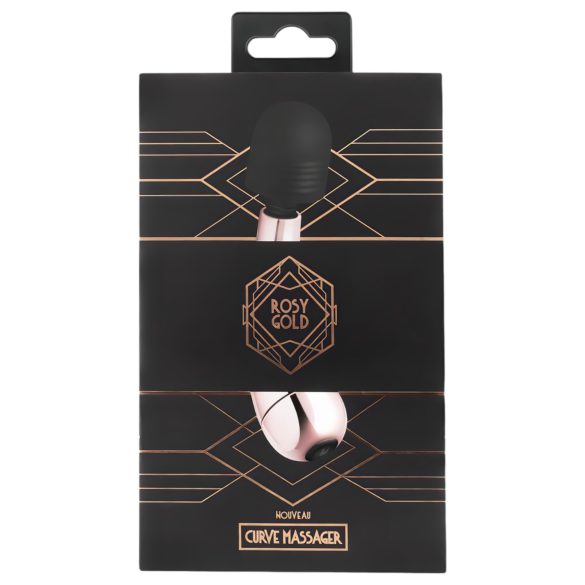 Rosy Gold Mini Curve Massager - Vibrator (Rose Gold)