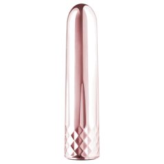 Rosy Gold Mini - Rechargeable Mini Wand Vibrator (Rose Gold)