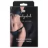 Pantyrebel - cordless, remote-controlled vibrating black thong (S-L)