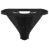 Pantyrebel - cordless, remote-controlled vibrating black thong (S-L)