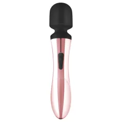   Rosy Gold Wand Curve - Rechargeable Massager Vibrator (Rose Gold)