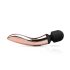 Rosy Gold Wand Curve - Rechargeable Massager Vibrator (Rose Gold)
