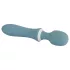 Bloom Orchid Wand - rechargeable massaging vibrator (turquoise)