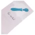 Bloom Orchid Wand - rechargeable massaging vibrator (turquoise)