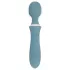 Bloom Orchid Wand - rechargeable massaging vibrator (turquoise)