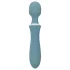 Bloom Orchid Wand - rechargeable massaging vibrator (turquoise)