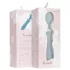 Bloom Orchid Wand - rechargeable massaging vibrator (turquoise)