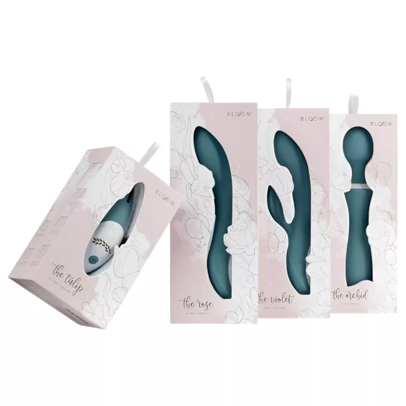 Bloom Violet Rabbit - G-Spot & Clitoral Vibrator (Turquoise)