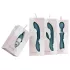 Bloom Violet Rabbit - G-Spot & Clitoral Vibrator (Turquoise)