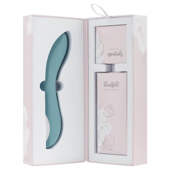 Bloom Rose - Rechargeable Silicone G-Spot Vibrator (Turquoise)