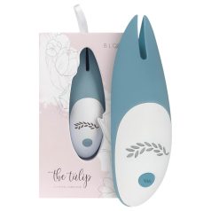   Bloom Tulip - Rechargeable Silicone Clitoral Vibrator (Turquoise)
