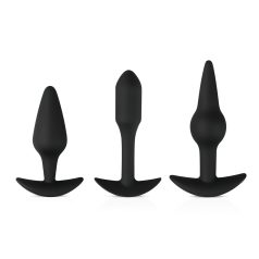 Easytoys Pleasure Kit - Versatile Black Anal Plug Set