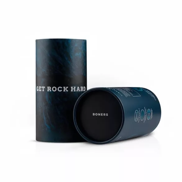 Boners - Rechargeable Vibrating Open Masturbator (Gray)