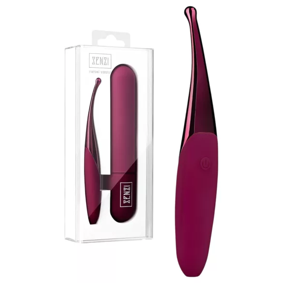 Senzi - rechargeable, waterproof clitoral vibrator (red)
