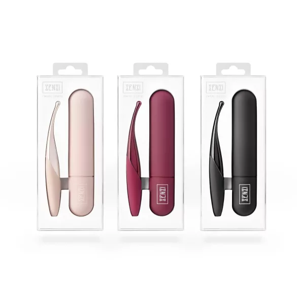Senzi - rechargeable, waterproof clitoral vibrator (red)