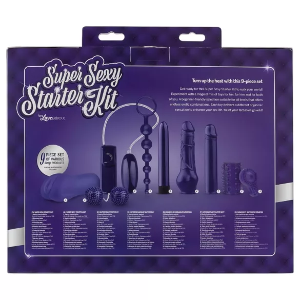 LoveBoxxx Super Sexy - Vibrator Set (9 Pieces)