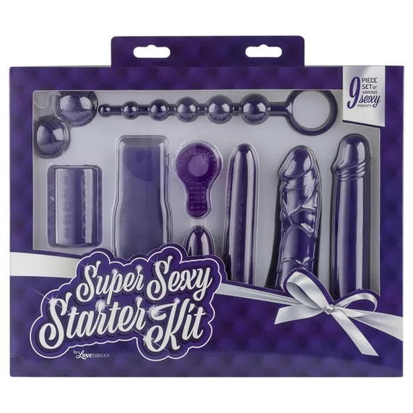 LoveBoxxx Super Sexy - Vibrator Set (9 Pieces)