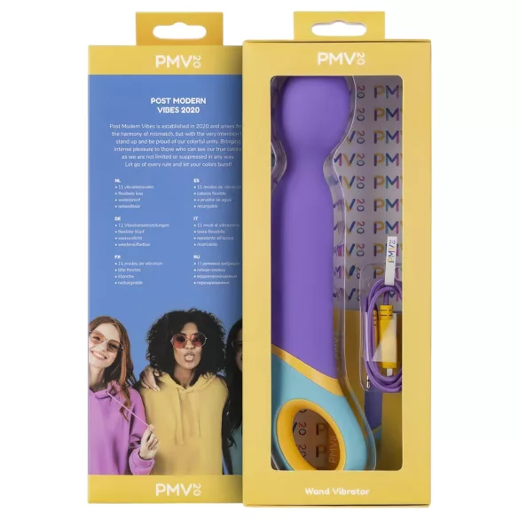 PMV20 Base Wand - Rechargeable Massager (Purple)