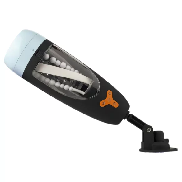 CRUIZR CP01 - Rechargeable Rotating-Sucking Masturbator (Black-Blue)
