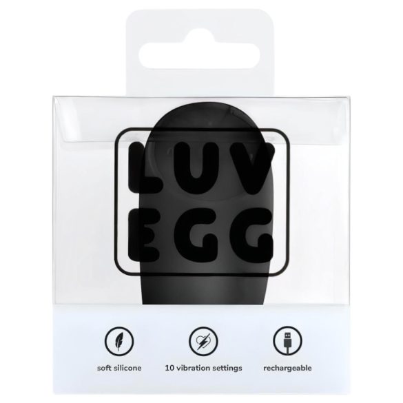 LUV EGG - Rechargeable, Wireless Vibrating Egg (Black)