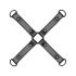 Bedroom Fantasies - Black Restraint Cross