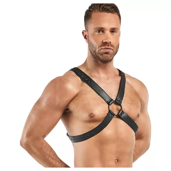 Bedroom Fantasies Lionel - Body Harness Top (Black) - Sizes S-XL
