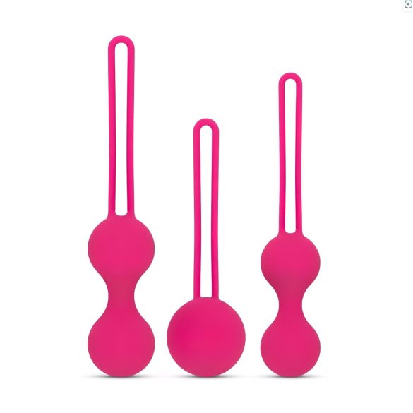 Easytoys LoveBalls - 3-Piece Kegel Ball Set (Pink)