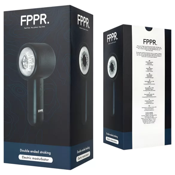 FPPR - Rechargeable Black Vibration Masturbator