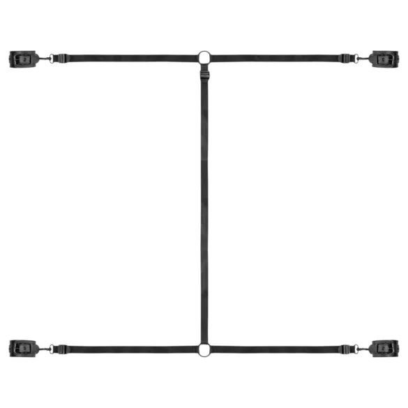 Bedroom Fantasies - Bed Restraint Set (Black)