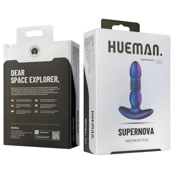Hueman Supernova - Purple Thrusting Anal Vibrator
