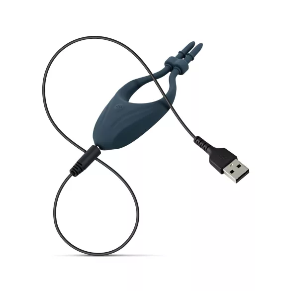 Boners - Adjustable Vibrating Penis Ring (Blue)