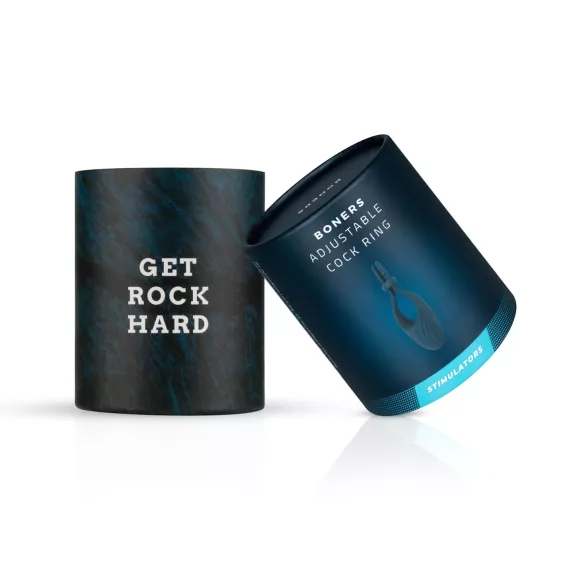 Boners - Adjustable Vibrating Penis Ring (Blue)