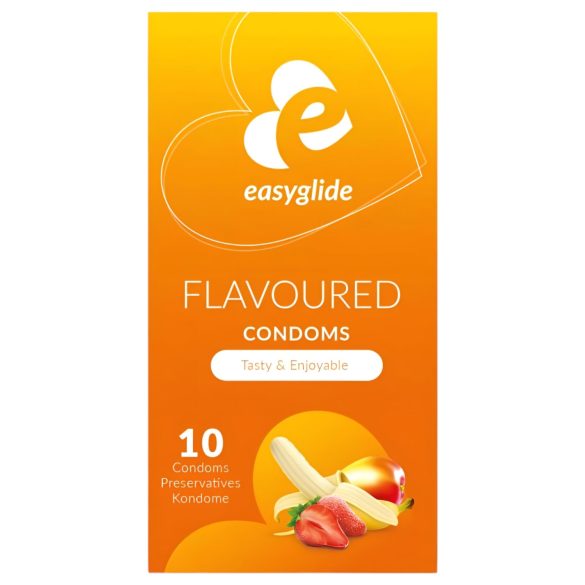 EasyGlide Flavored - Fruit Sensation Condoms (10 Pack)