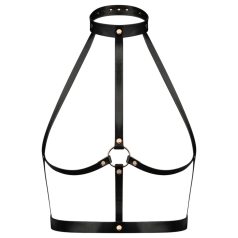 Rosy Gold Body Harness (Black-Rose Gold)