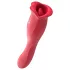 Teazers - double-ended vibrator with tongue clitoral stimulator (red)