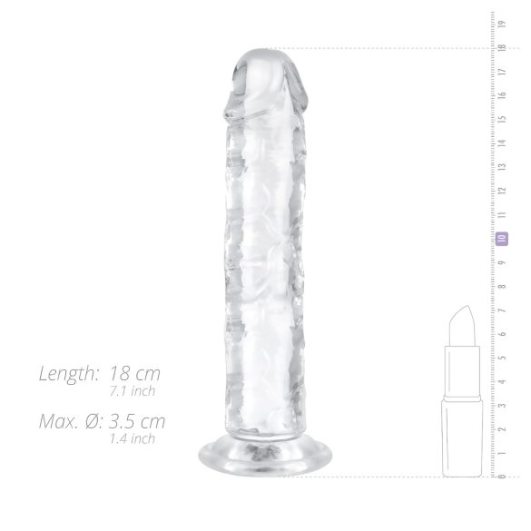 EasyToys - Jelly Dildo - 16cm (Clear)