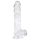 EasyToys - Transparent Testicle Dildo - 13.5cm