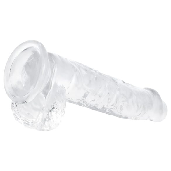 EasyToys - Transparent Testicle Dildo - 13.5cm