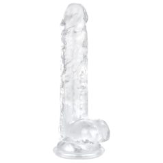 EasyToys - Transparent 17cm Dildo with Balls