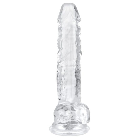 EasyToys - Transparent 17cm Dildo with Balls