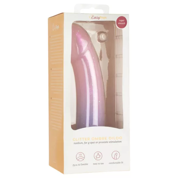 EasyToys Mermaid - Glittering Dildo - 19cm (Pink)